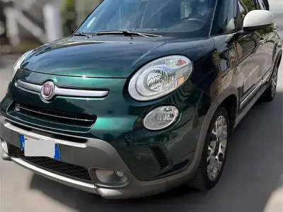 Usata Fiat 500L Trekking 95 CV (69 kW) 2017 Verde Monovolume