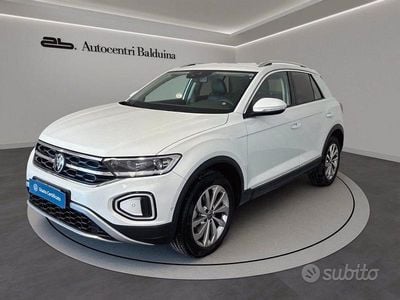 Usata VW T-Roc Style 150 CV (110 kW) 2022 Bianco SUV