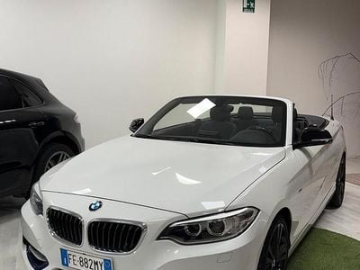 Usata BMW 218 Sport Line 150 CV (110 kW) 2016 Bianco Cabrio