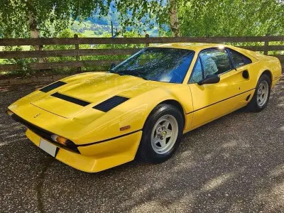 Usata Ferrari 208 220 CV (161 kW) 1983 Giallo Coupé