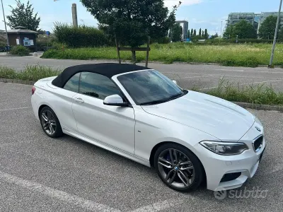 Usata BMW 228 M Sport 245 CV (180 kW) 2015 Bianco Cabrio