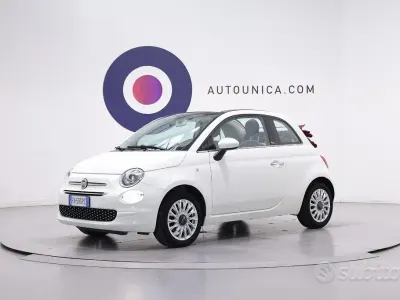 Usata Fiat 500C Lounge 69 CV (50 kW) 2018 Bianco Cabrio