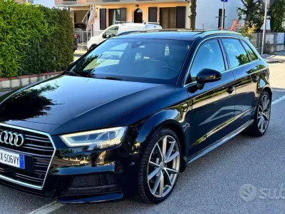 Usata Audi A3 Sport 150 CV (110 kW) 2018 Nero Berlina