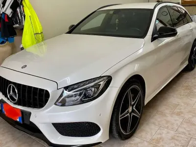 Usata Mercedes C220 170 CV (125 kW) 2015 Bianco Station wagon