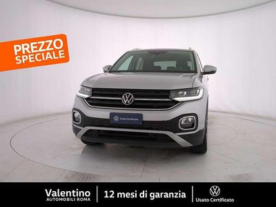 Usata VW T-Cross Advance 110 CV (80 kW) 2022 Grigio SUV