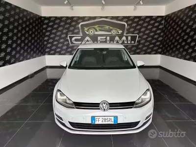 Usata VW Golf VII Highline 110 CV (80 kW) 2016 Bianco Berlina