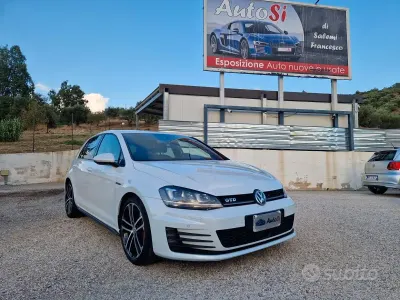 Usata VW Golf VII GTD 184 CV (135 kW) 2014 Bianco Berlina