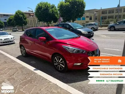 Usata Nissan Micra N-Connecta 101 CV (74 kW) 2019 Rosso Utilitaria