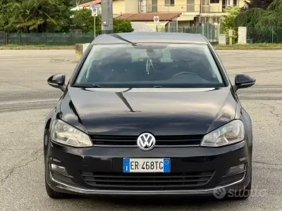 Usata VW Golf VII Highline 106 CV (77 kW) 2013 Nero Berlina