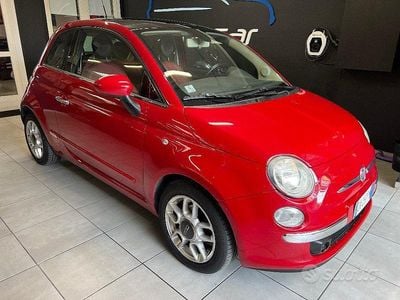 Usata Fiat 500 Lounge 69 CV (50 kW) 2009 Rosso Cabrio