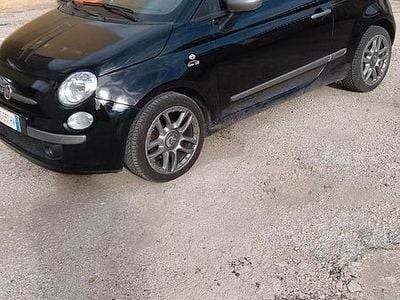 Usata Fiat 500 75 CV (55 kW) 2009 Nero Cabrio