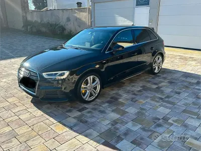 Usata Audi A3 Advanced 150 CV (110 kW) 2019 Nero Berlina