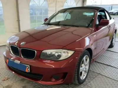 Usata BMW 118 Cabriolet 143 CV (105 kW) 2012 Rosso Cabrio
