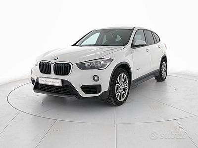 Usata BMW X1 Advantage 190 CV (139 kW) 2017 Bianco SUV