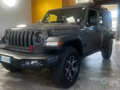 Usata Jeep Wrangler Unlimited Rubicon 200 CV (147 kW) 2019 Grigio SUV