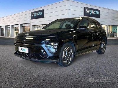 Usata Hyundai Kona N Line 120 CV (88 kW) 2023 Nero SUV