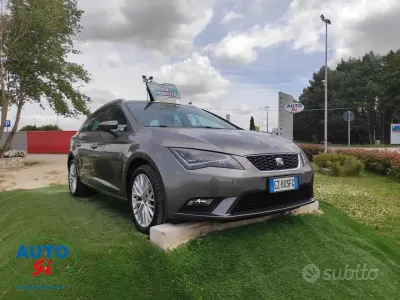 Usata Seat Leon 105 CV (77 kW) 2015 Grigio Station wagon