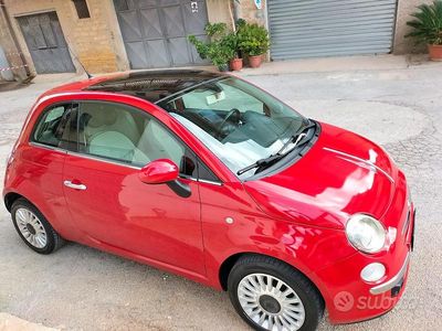 Usata Fiat 500 75 CV (55 kW) 2008 Rosso Utilitaria