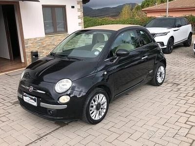 Usata Fiat 500C Lounge 95 CV (69 kW) 2015 Nero Cabrio