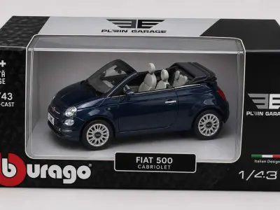 Usata Fiat 500C Lounge 69 CV (50 kW) 2022 Blu/azzurro Cabrio