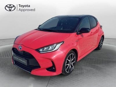 Usata Toyota Yaris Hybrid 116 CV (85 kW) 2021 Rosso Berlina