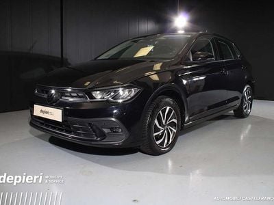 Usata VW Polo Life 95 CV (69 kW) 2022 Nero Utilitaria