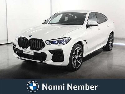 Usata BMW X6 340 CV (250 kW) 2022 Mineral white metallizzato SUV