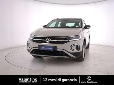 Usata VW T-Roc Style 110 CV (80 kW) 2022 Beige SUV