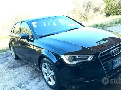 Usata Audi A3 105 CV (77 kW) 2014 Nero Berlina