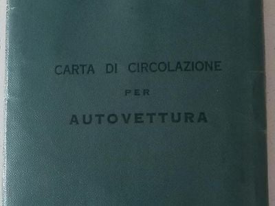 Usata Fiat 1100 Lusso 1960 Verde Berlina