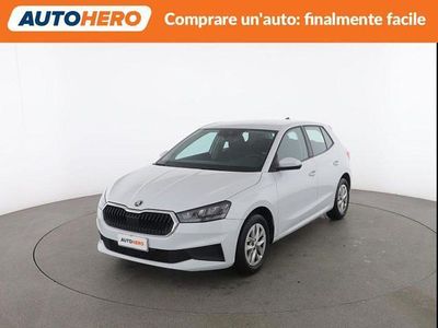 Usata Skoda Fabia Ambition 95 CV (69 kW) 2022 Bianco Utilitaria