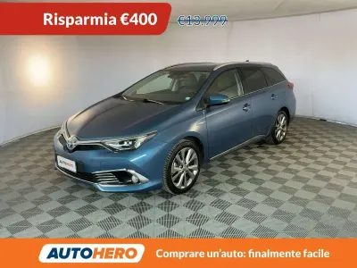 Gebraucht Toyota Auris Hybrid Lounge 136 PS (100 kW) 2018 Blau Kombi