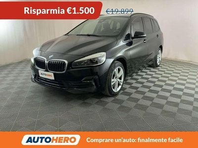 Usata BMW 218 Gran Tourer 150 CV (110 kW) 2020 Nero Monovolume
