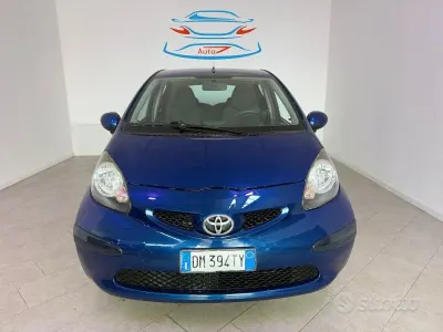 Brugt Toyota Aygo 68 HK (50 kW) 2008 Blå Hatchback