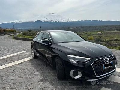 Usata Audi A3 Advanced 116 CV (85 kW) 2021 Nero Berlina