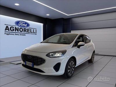 Usata Ford Fiesta Titanium 75 CV (55 kW) 2023 Bianco Utilitaria