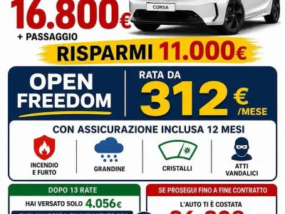 Nuova Opel Corsa 101 CV (74 kW) 2026 Grigio Utilitaria