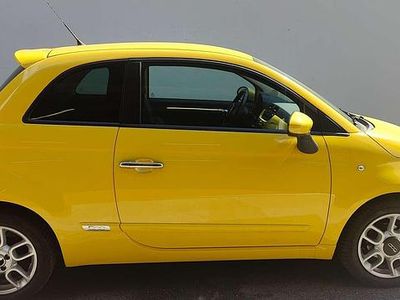 Käytetty Fiat 500 Sport 69 HP (50 kW) 2009 Keltainen Avoauto