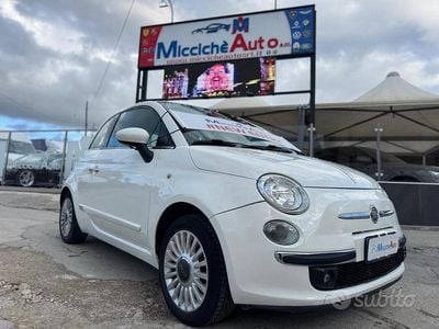 Usata Fiat 500 Lounge 70 CV (51 kW) 2009 Bianco Cabrio