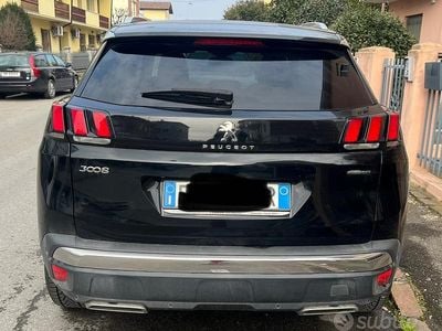 Usata Peugeot 3008 GT-line 130 CV (95 kW) 2019 Nero SUV