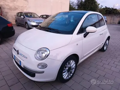 Usata Fiat 500 Lounge 69 CV (50 kW) 2014 Bianco Berlina