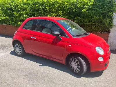 Usata Fiat 500 69 CV (50 kW) 2009 Rosso Cabrio