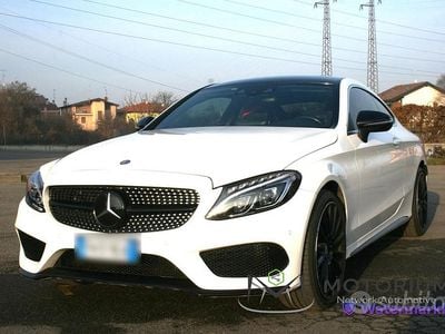 Usata Mercedes C250 Premium Plus 204 CV (150 kW) 2017 Bianco Coupé
