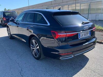 Usata Audi A6 Sport 204 CV (150 kW) 2019 Blu/azzurro Station wagon