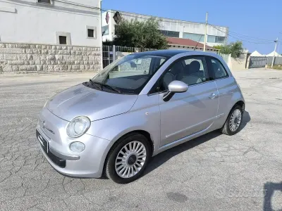 Usata Fiat 500 69 CV (50 kW) 2009 Grigio Cabrio