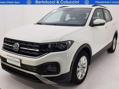 Usata VW T-Cross Style 95 CV (69 kW) 2019 Bianco pastello SUV
