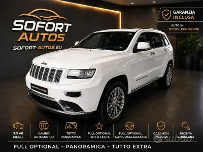 Usata Jeep Grand Cherokee Summit 250 CV (183 kW) 2014 Bianco SUV