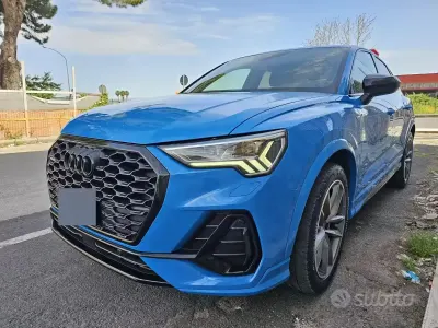 Usata Audi Q3 Sportback S-Line 150 CV (110 kW) 2021 Blu SUV