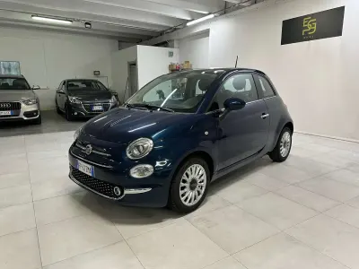 Käytetty Fiat 500 Lounge 69 HP (50 kW) 2018 Sininen Viistoperä
