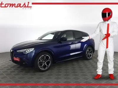 Usata Alfa Romeo Stelvio Veloce 209 CV (153 kW) 2021 Blu montecarlo SUV